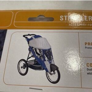 Kelty Kids Performance Double Stroller Weather safety Shield Clear & Blue NEW